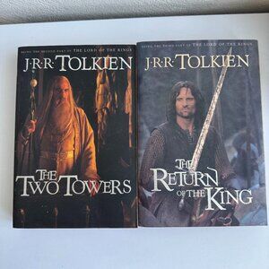 J.R.R. Tolkien LOTR The Two Towers & Return of the King Paperback Set